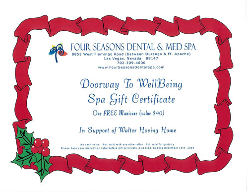 Walter Hoving Home Gift Certificate